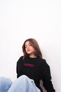 "Drunk Words Are Sober Thoughts" Black Sweatshirt