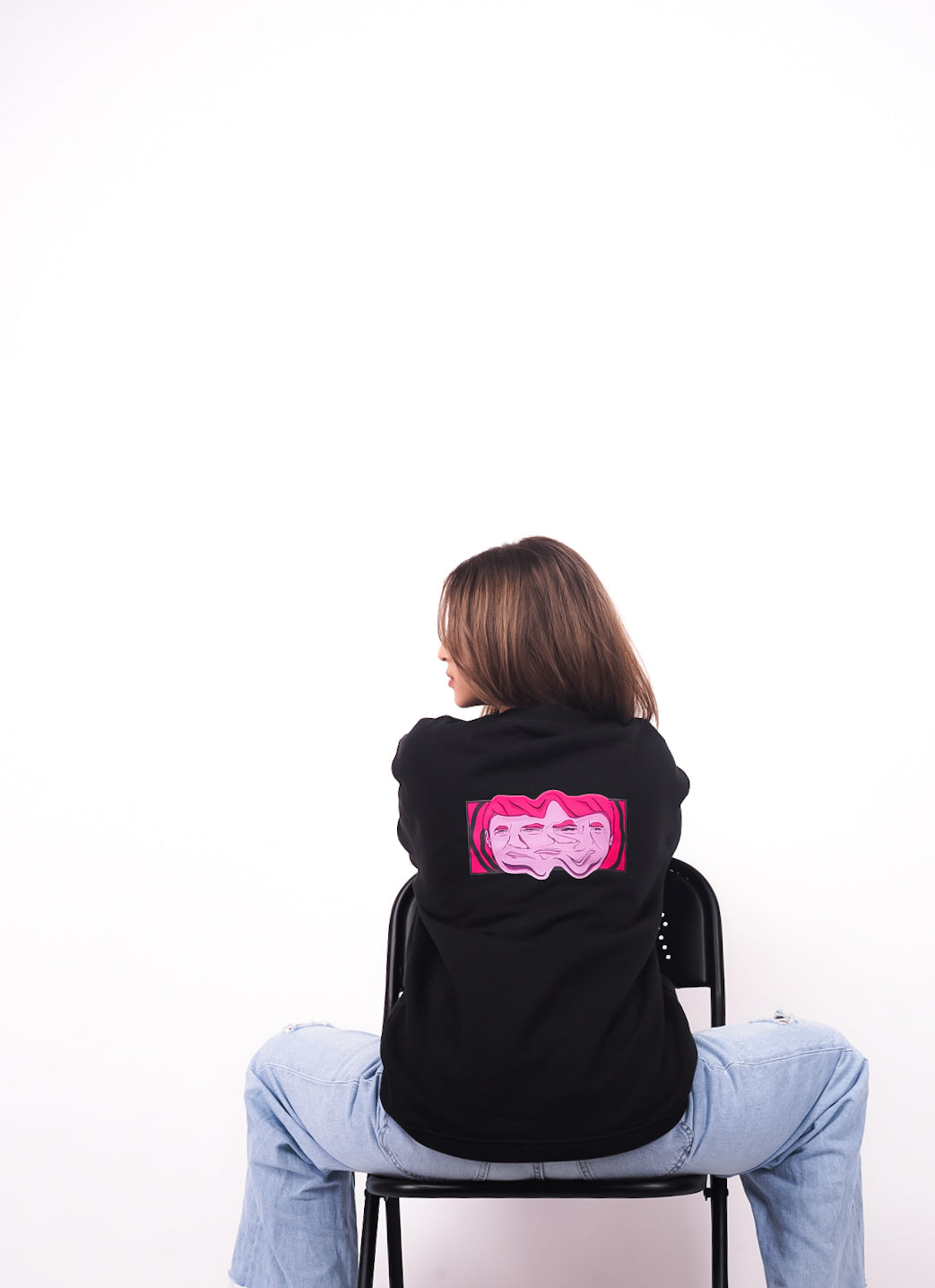 "Drunk Words Are Sober Thoughts" Black Sweatshirt